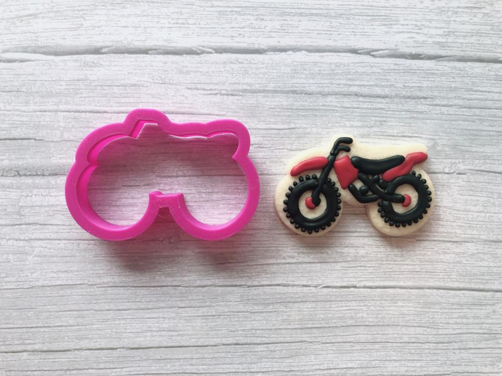Motorcycle Cookie Cutter 3D Monster Design