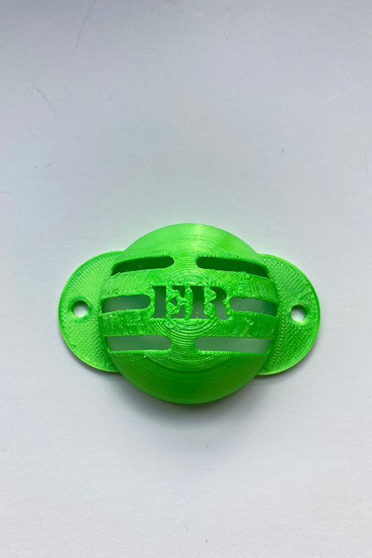 Personalized Golf Ball Marking Stencil with 3 Horizontal Alignment Lines - 3D Printed