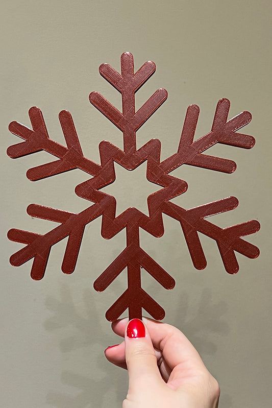 Outdoor snowflake Ornament - 3D Printed