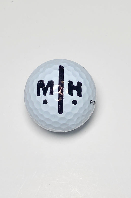 Personalized Golf Ball Marking Stencil with Vertical Alignment Lines - 3D Printed