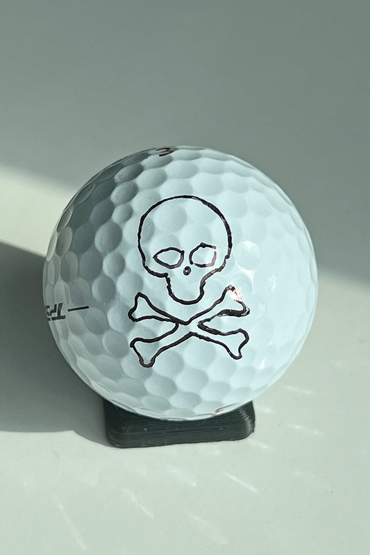 Skull and Bones - Golf Ball Marking Stencil - 3D Printed